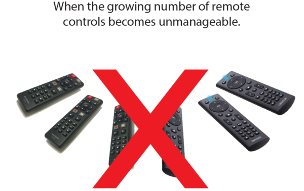 Growing number for remote controls becoming unmanageable